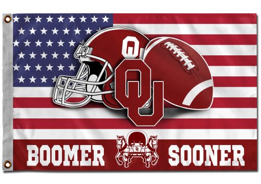 Oklahoma Sooners Flag - 5 Sizes - The Best POD Fullfilment Platform